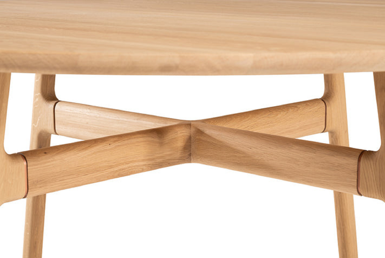 Woak Marshall Dining Table-Runder Esstisch - Oak