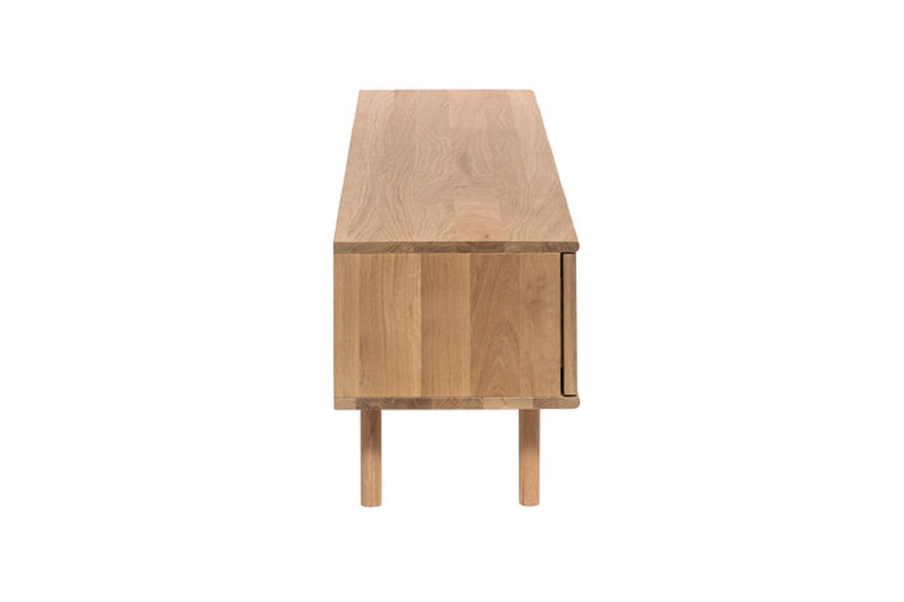 Solid by WhiteOak Groove-Lowboard - Oak
