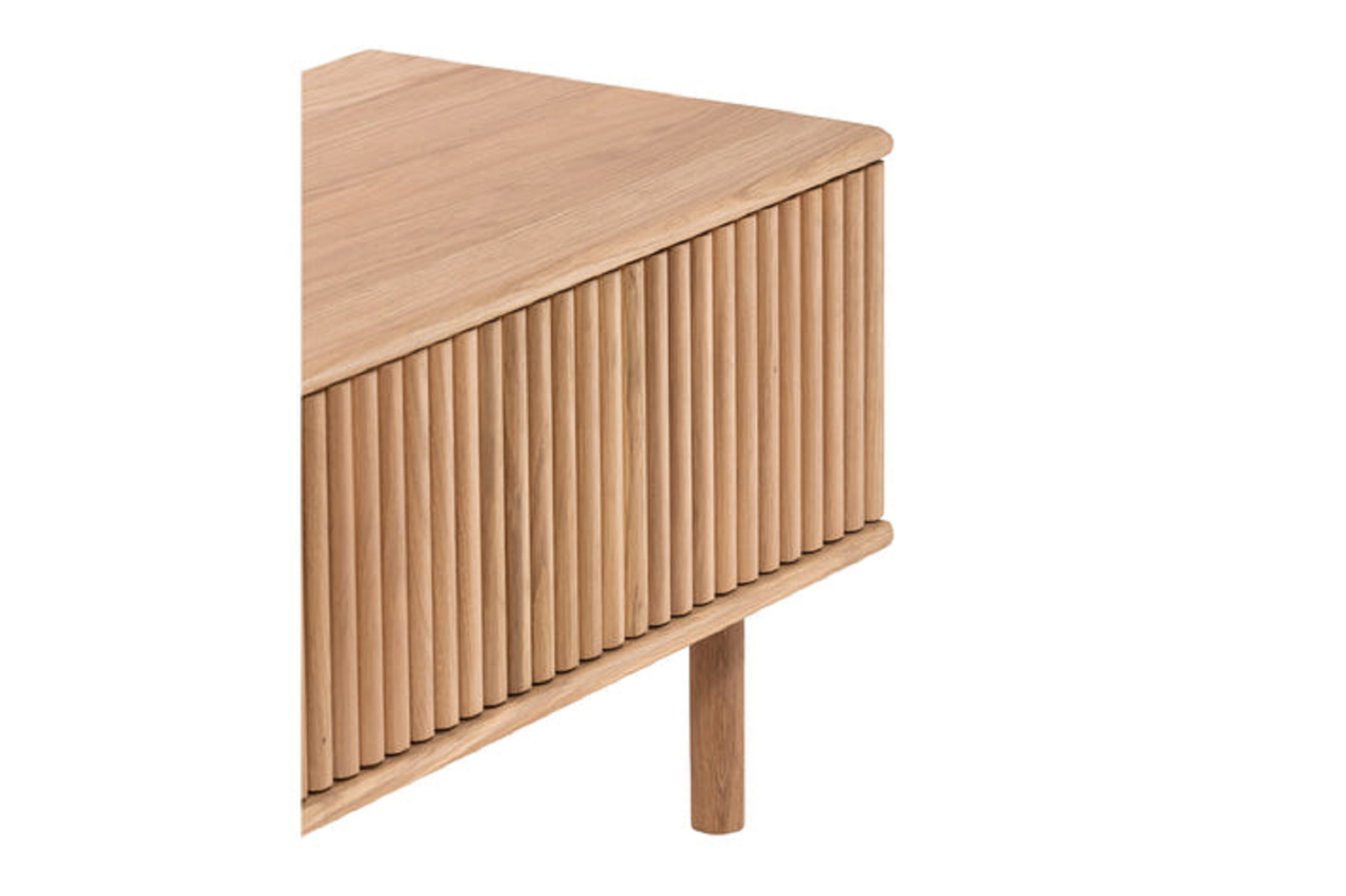 Solid by WhiteOak Groove-Lowboard - Oak