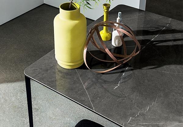 Sovet Slim Keramik Esstisch (quadratisch)