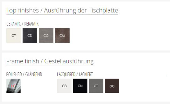 Sovet Slim Keramik Esstisch (rechteckig)