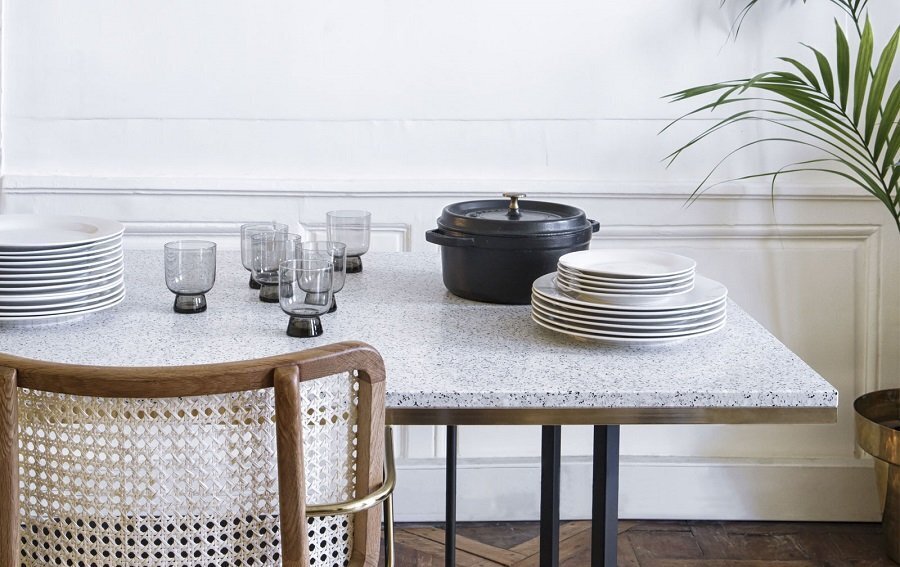Red Edition Terrazzo Dining Table
