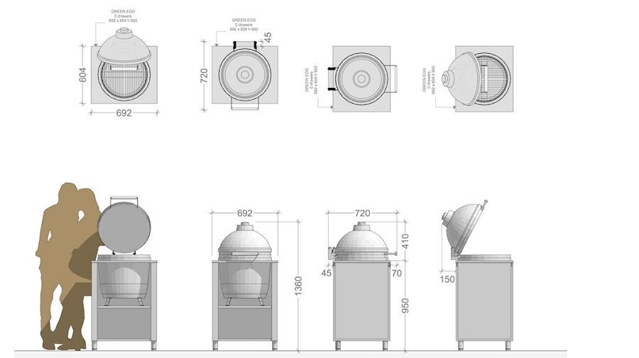 Joko Domus Cun Big Green Egg 679261