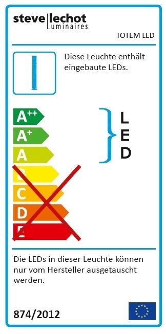 Steve Lechot TOTEM LED 1600 Stehlampe