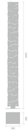 Steve Lechot TOTEM LED 2500 Stehlampe