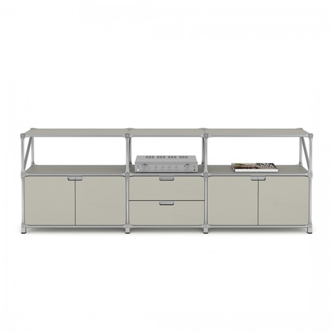 System 180 Fusion Sideboard-sandgrau