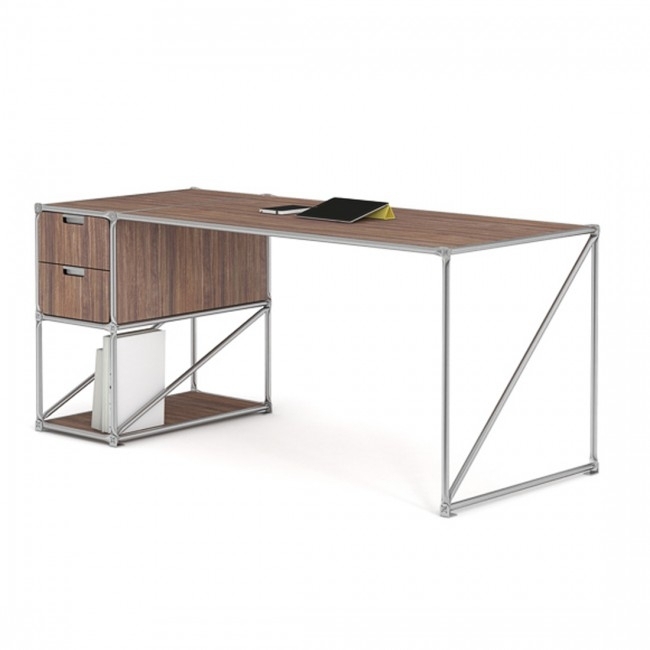 System 180 Desktop Schreibtisch-walnuss