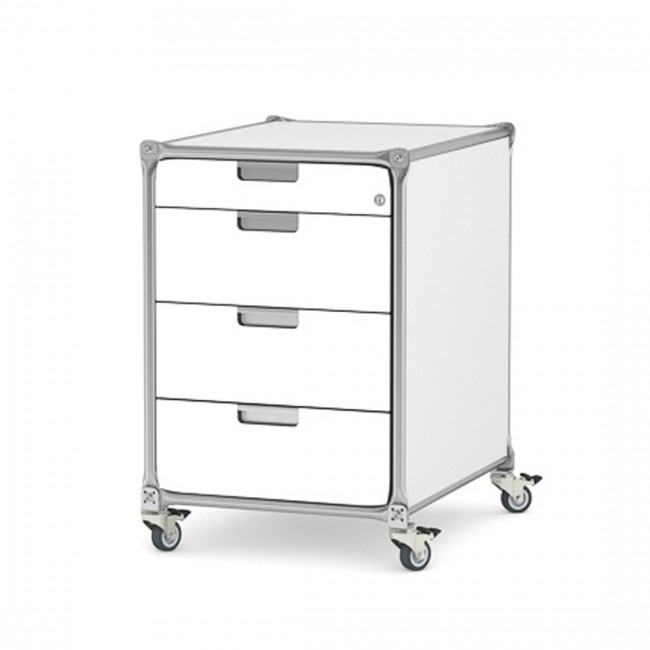 System 180 Rollcontainer CR-354-weiss