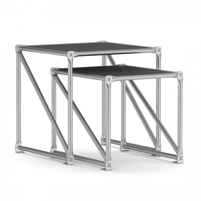 System 180 Cubes Beistelltisch-Set-graphit
