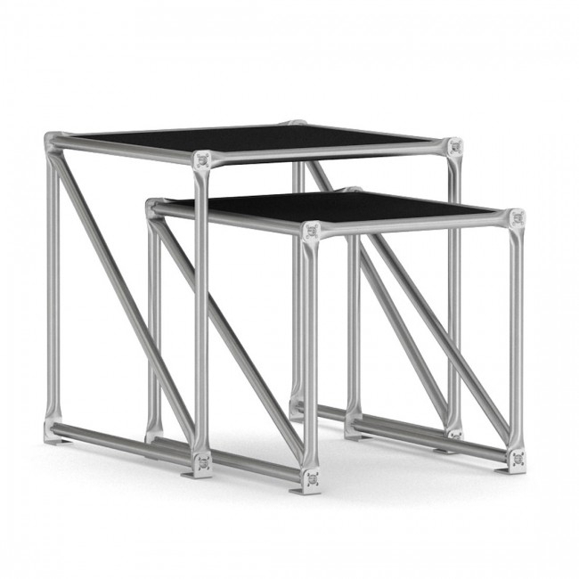 System 180 Cubes Beistelltisch-Set-schwarz