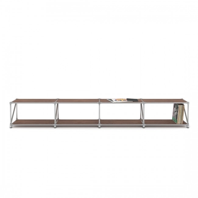 System 180 Pure Lowboard 291 cm-walnuss