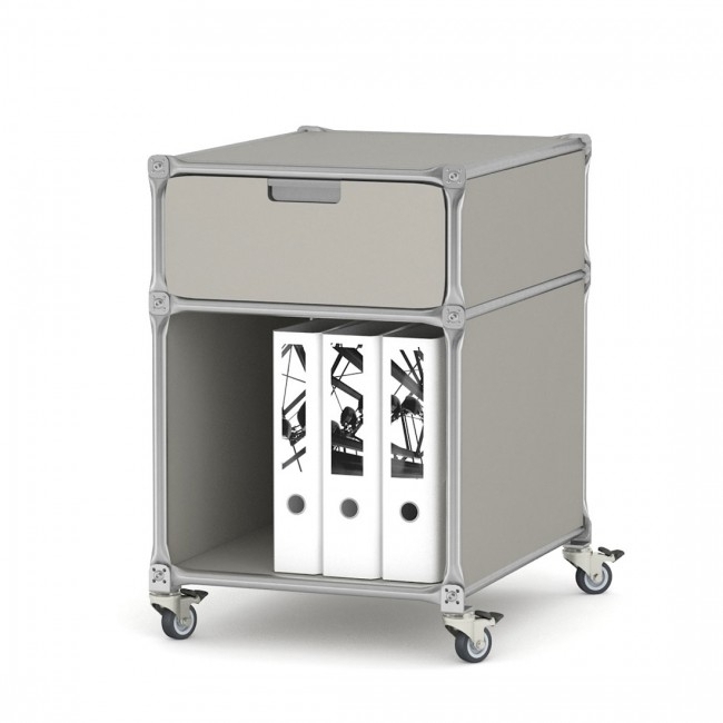 System 180 Rox M Rollcontainer-sandgrau