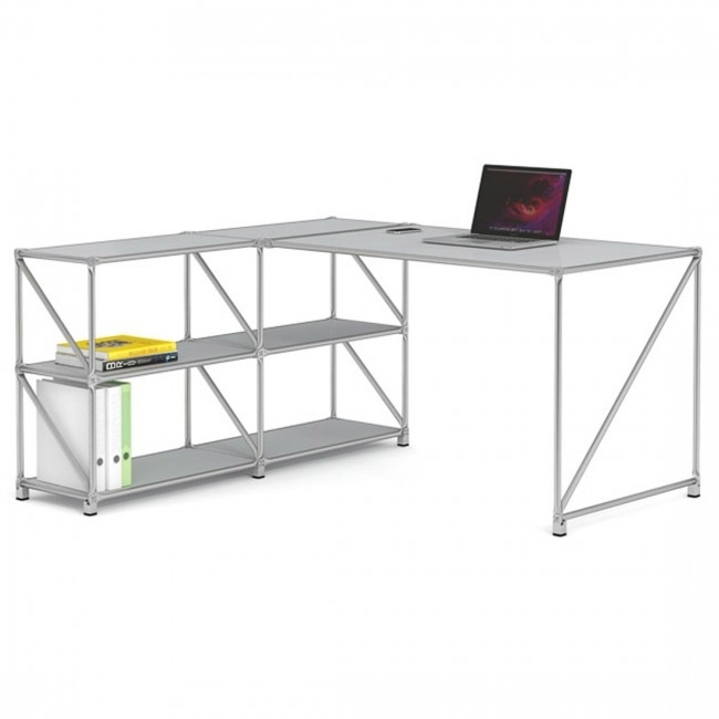 System 180 Pure Schreibtisch-lichtgrau