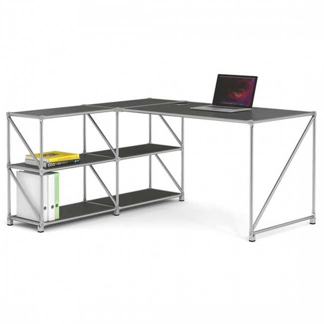 System 180 Pure Schreibtisch-graphit