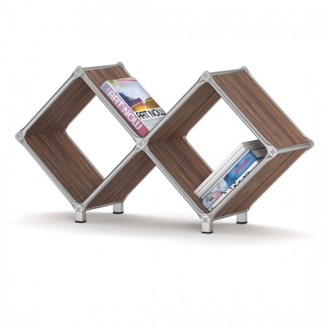 System 180 Peak Magazinständer-walnuss