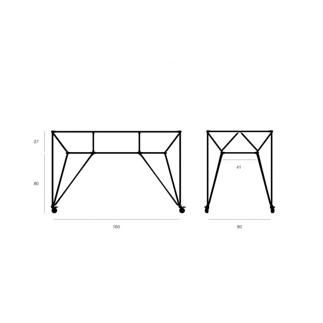 System 180 Black Line Design Thinking Table T4