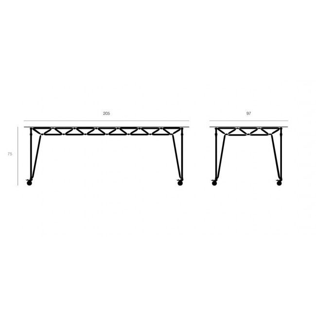 System 180 Black Line Tisch Bridge M