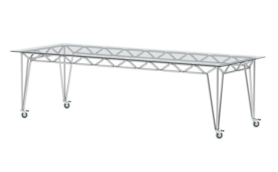 System 180 Tisch Bridge L - Glas
