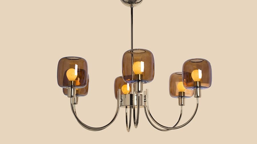 SP Light Diva Sospensione 6 L Vetro B