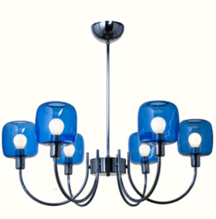 SP Light Diva Sospensione 6 L Vetro B