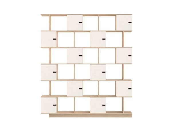 RADIS REGAL PIX LARGE- Light Oak, Türen Weiss Osmo