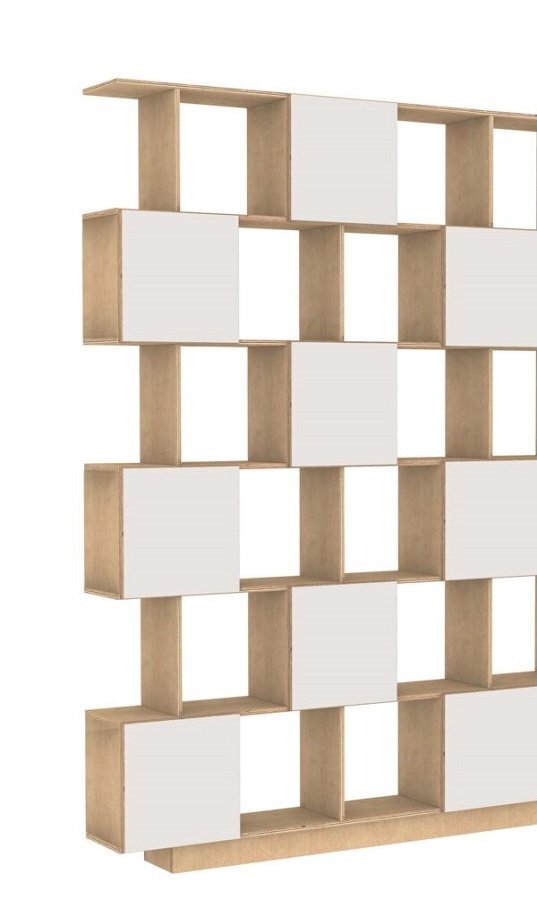 RADIS REGAL BOXY MEDIUM- Medium Oak, Türen Weiss Cpl