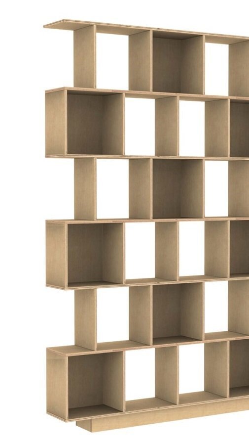 RADIS REGAL BOXY LARGE- Medium Oak, Ohne Türen