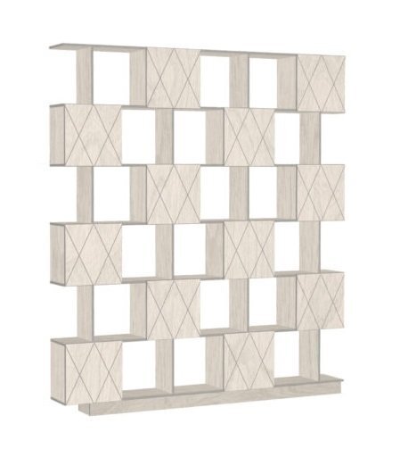 RADIS REGAL ROMB LARGE- Weiss Laminiertes Sperrholz