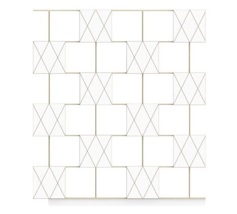 RADIS REGAL ROMB LARGE- Weiss Laminiertes Sperrholz
