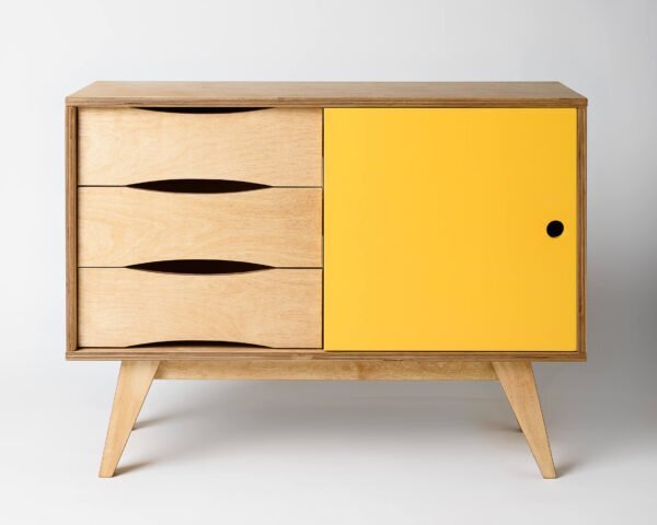 RADIS SIDEBOARD SOSIXTIES- 1 TÜR- Gelb