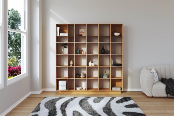 RADIS REGAL GRID- 6X6- Eiche Furniert