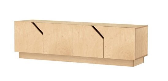 RADIS FERNSEHTISCH MAZE 4 TÜREN- Light Oak