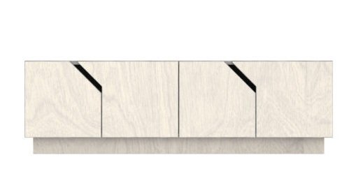 RADIS FERNSEHTISCH MAZE 4 TÜREN- Pebble Grey