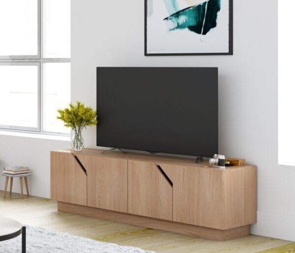 RADIS FERNSEHTISCH MAZE 4 TÜREN- Eiche Furnierte
