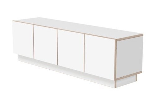 RADIS FERNSEHTISCH BOXY 4 TÜREN- Weiss Cpl