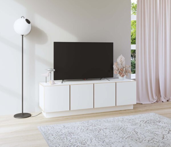 RADIS FERNSEHTISCH BOXY 4 TÜREN- Weiss Cpl
