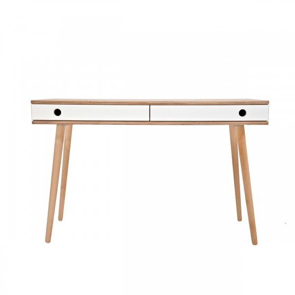 Eiche Furniert, Schubladen- Light Oak, Schubladen Weiß Cpl