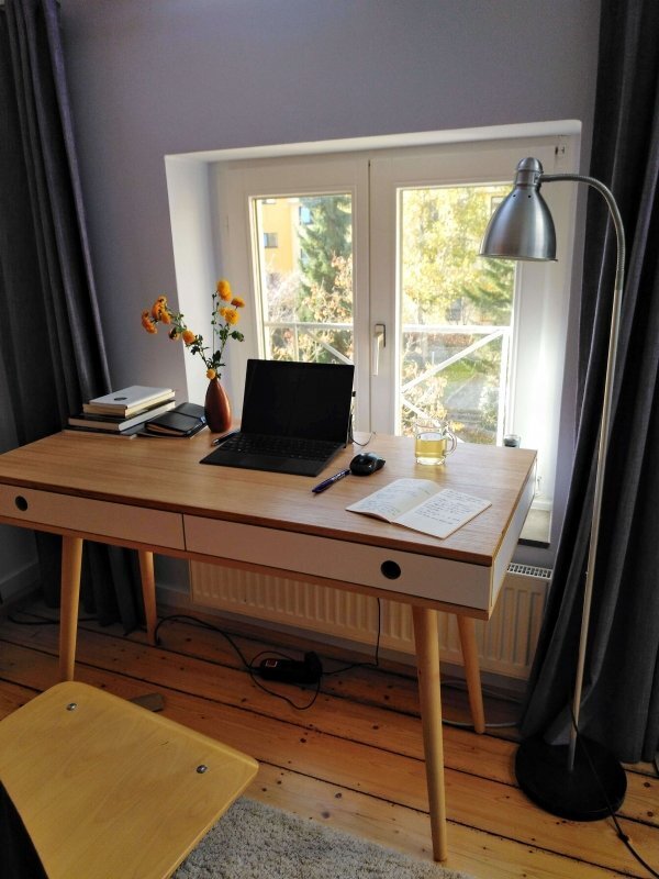 Eiche Furniert, Schubladen- Light Oak, Schubladen Weiß Cpl