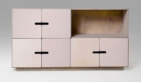 RADIS SIDEBOARD PIX 2X4, 6 TÜREN- Pebble Grey