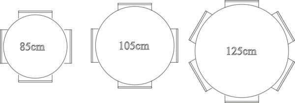 RADIS TISCH EDI - 85 cm