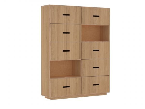 RADIS SIDEBOARD PIX 4X5 16 TÜREN- Eiche Furniert