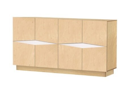 RADIS SIDEBOARD LOXI-2X4-  LIGHT OAK, WEISSER OSMO