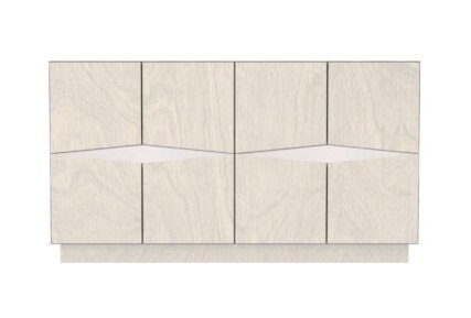 RADIS SIDEBOARD LOXI-2X4- PEBBLE GREY, WHITE OSMO