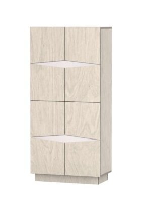  RADIS SIDEBOARD LOXI-4x2-  PEBBLE GREY, WHITE OSMO