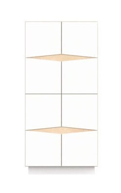  RADIS SIDEBOARD LOXI-4x2-  WEISS LAMINIERTES SPERRHOLZ