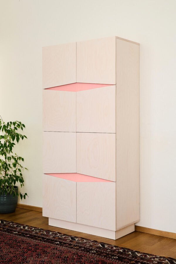 RADIS SIDEBOARD LOXI-4x2-  WEISS OSMO, ROSA