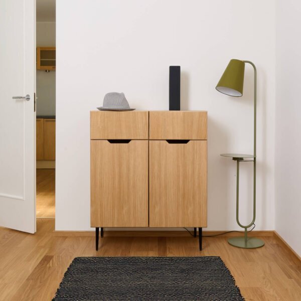 RADIS ANRICHTE NOBLE SCHUBLADEN - EICHE FURNIERT