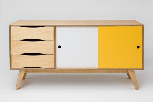 RADIS ANRICHTE SOSIXTIES 2 - GELB WEISS