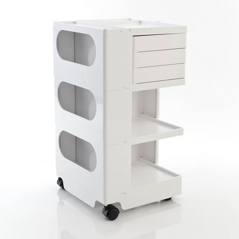 B Line Boby Rollcontainer  - weiß/3 Schubkästen