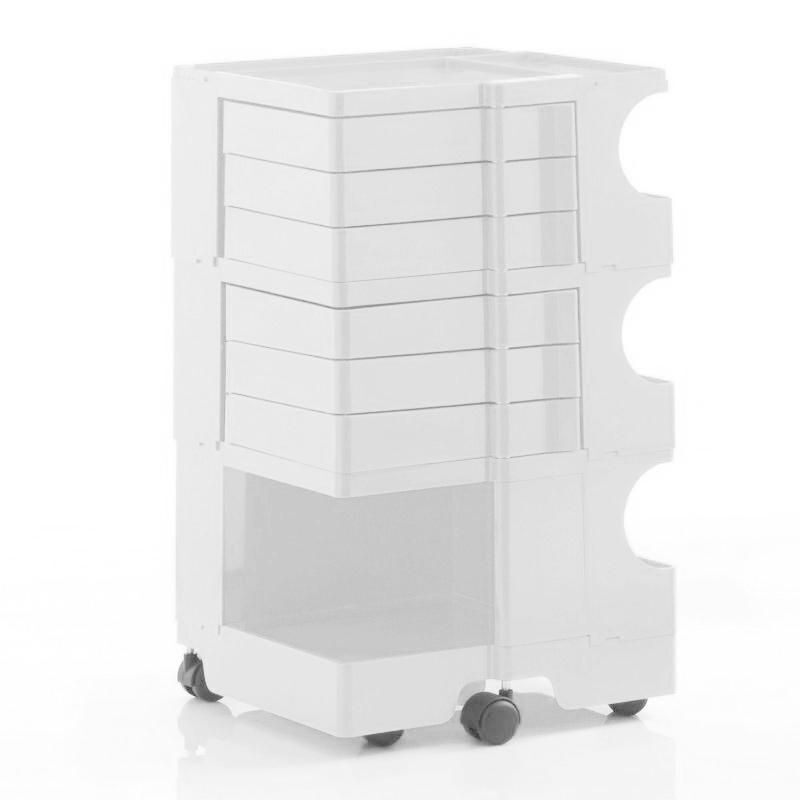 B Line Boby Rollcontainer - weiß/6 Schubkästen